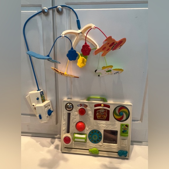FisherPrice Toys Fisher Price Vintage Classic Toy Lot Mobile And